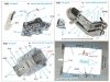 Quinta Studio QD32088 Su-27 3D-Printed & coloured Interior on decal paper (Trumpeter) (full version) 1/32